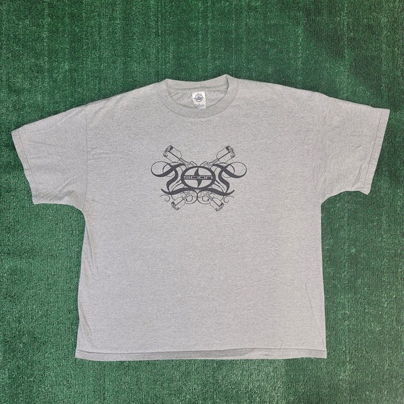 Vtg Scion Car Motor Graphic T-Shirt White Size Large Y2k - Picture 2 of 8